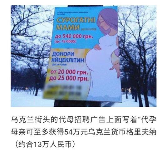 乌克兰代孕费用